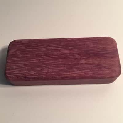 Guilford Purpleheart P-90 Pickup Cover - No Pole Piece Holes - 1 Cover Natural Wood image 2