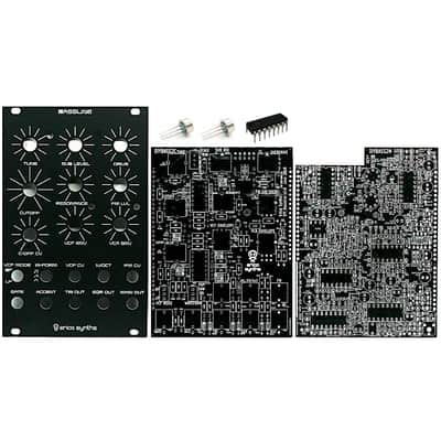Erica Synths Bassline PCBs, Panel & ICs - Eurorack Analog Acid Synth Voice PCB Set image 1