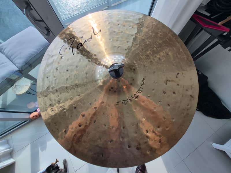Paiste 21" Signature Dark Energy Mark II Ride Cymbal 2004 - Present Traditional image 1