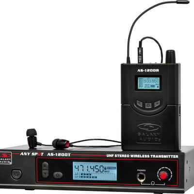 Galaxy Audio AS-1200 Any Spot Wireless In-Ear Monitor System with EB4 Earbuds