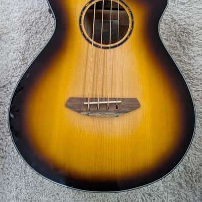 Breedlove ECO Discovery S Concert Edgeburst CE Acoustic Electric Bass Guitar image 4