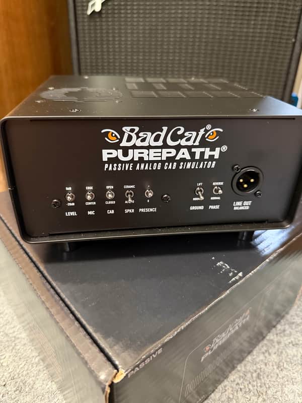 Bad Cat Purepath Passive Analog Cab Simulator 2026 - Present - Black image 1