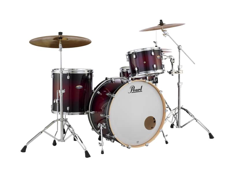Pearl Decade Maple 14"x10" Tom w/OPTI-LOC - Gloss Deep Redburst (DMP1410T/C261) image 1