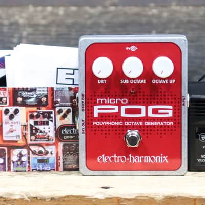 Electro-Harmonix Micro POG Polyphonic Octave Generator Compact Effect Pedal image 9