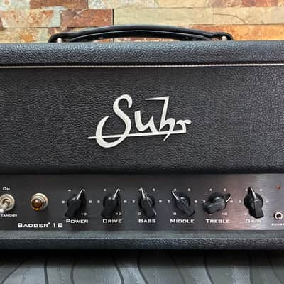 Suhr Badger 18 V2 18-Watt Guitar Amp Head 2016 - Present - Black image 2