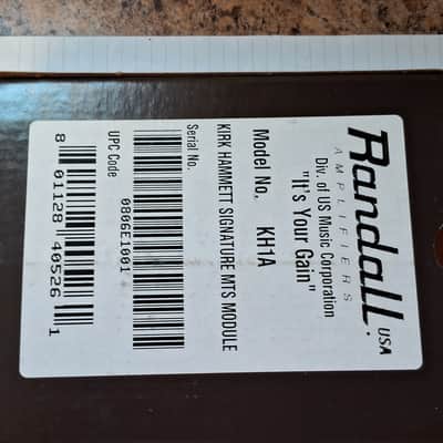 Brand New Randall MTS KH-1 Clean module image 4