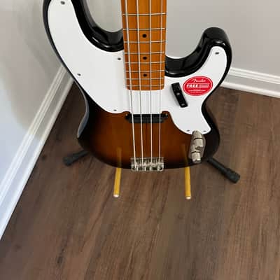Squier 50s Vibe Precision Sting bass sunburst 2021 electric bass guitar image 9