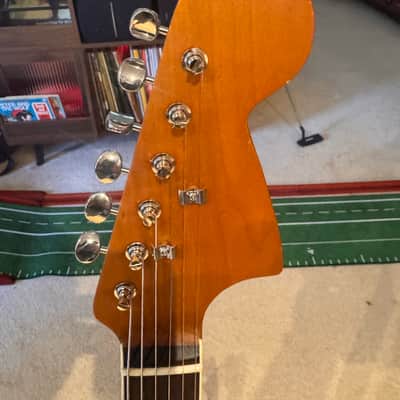 Squier by Fender Mustang Partscaster Sunburst image 2