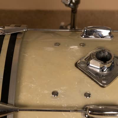 1960s Slingerland White Marine Pearl Drum Set image 9