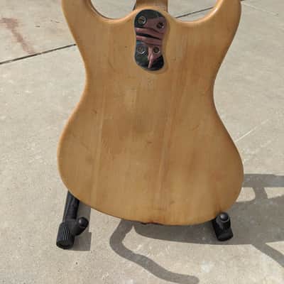 Mosrite Ventures II - 1965 - Wood Color - with Original Case image 11