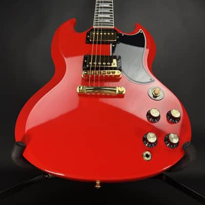 Gibson Custom M2M SG Custom - Racing Red Double Stinger Gloss Gold Hardware image 3