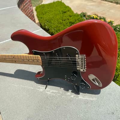 Greco SE Stratocaster Owned By Elliot Easton 1980 - Dakota Red Left Handed OHSC image 11