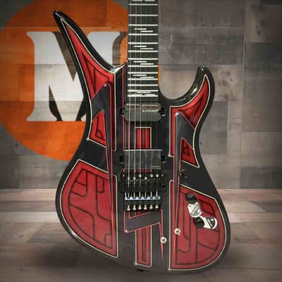 Schecter Avenger FR-S Przym Vespid Electric Guitar - Metallic Red (928) image 1