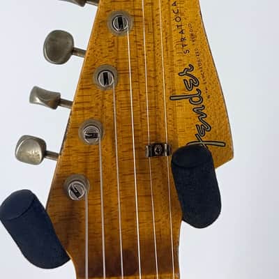Fender USA Custom Shop  1957 HEAVY RELIC STRAT- FIESTA RED Ser#:R150868 image 5