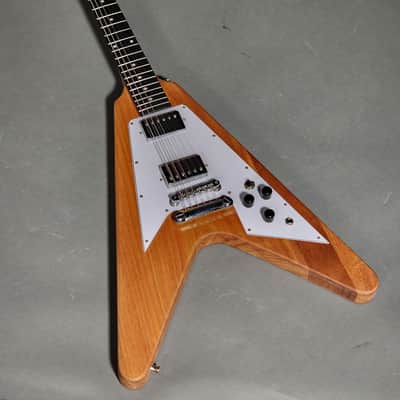 Vintage Strings Flying V - Soild Mahogany 2020's - Natural Matt image 10