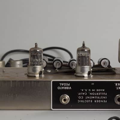 Fender Tremolux AA763 w/Larry Rodgers Reproduction 2x10 Cabinet Piggyback Tube Amplifier (1964), ser. #A01599. image 19