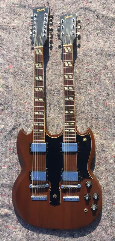Gibson SG EDS-1275 6/12 Double Neck 1974 - Walnut image 1