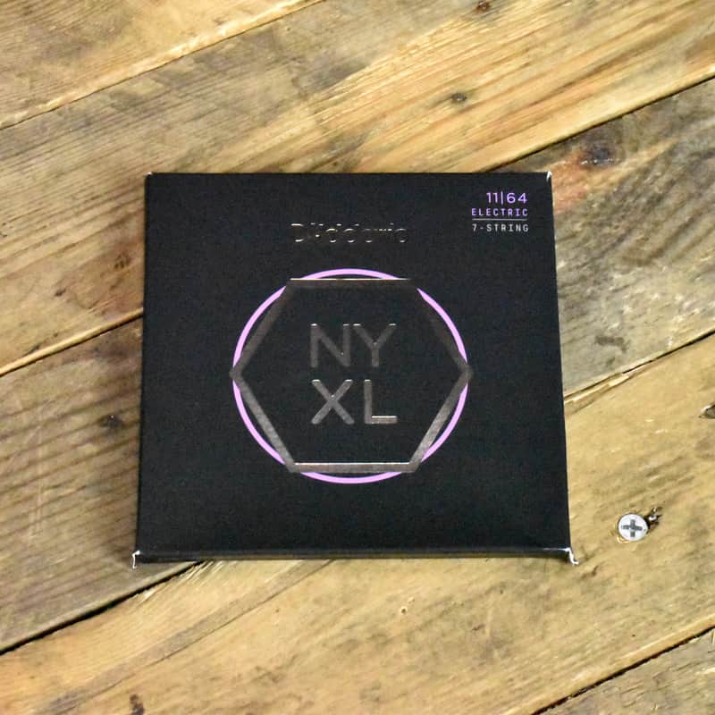 D'Addario NYXL1164 7-String Electric Guitar Strings Medium 11-64 image 1