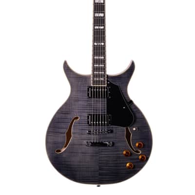 Washburn Parallaxe PXS10 Electric Guitar Transparent Black | Reverb