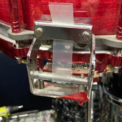 Tommy Lee's Motley Crue "Girls, Girls, Girls" Tour Pearl Free Floating Snare Drum. SIGNED! image 16