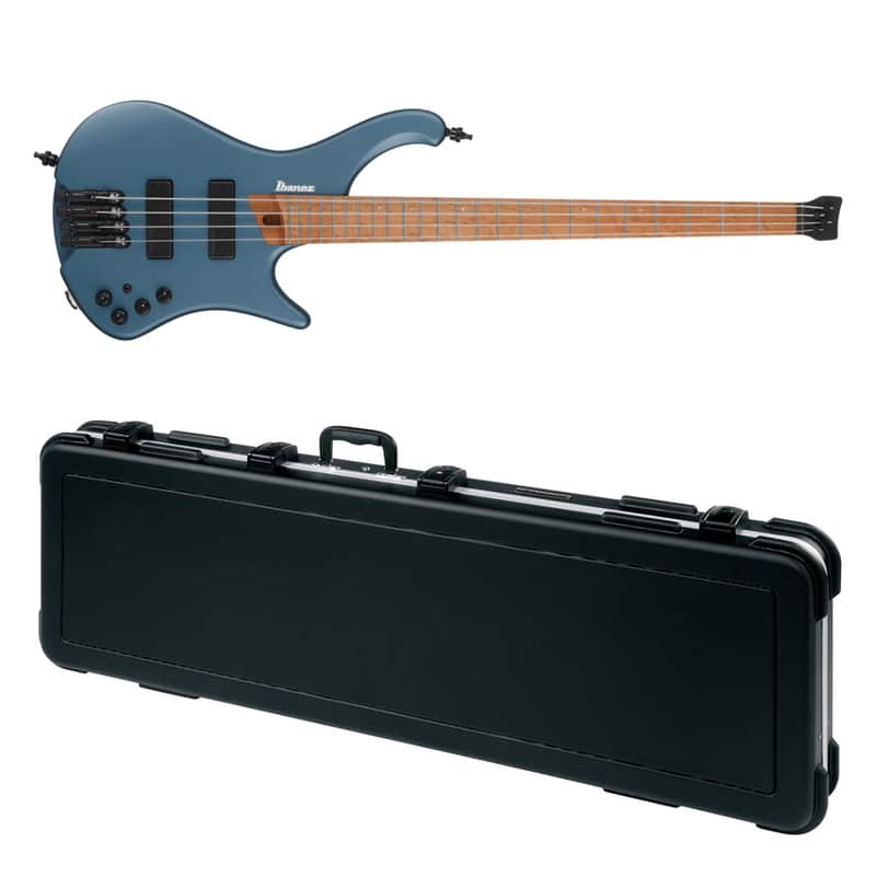 Ibanez EHB1000 Ergonomic Headless Bass Arctic Ocean Matte + Ibanez Case EHB 1000 AOM BRAND NEW image 1