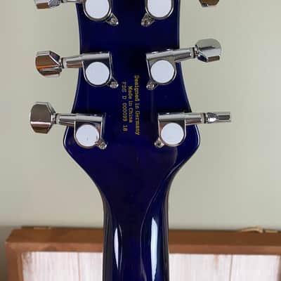 Framus D-Series Diablo Supreme - Bleached Ocean Blue Burst Transparent High Polish image 8