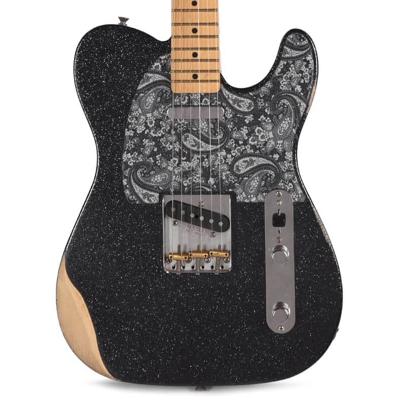 Fender Artist Brad Paisley Road Worn Telecaster Black Sparkle
