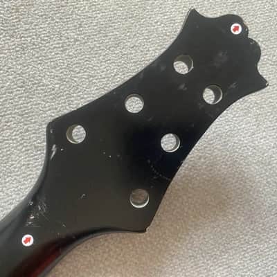 Black Maple Wood Guitar Neck, Rosewood 22 Frets Fingerboard image 6