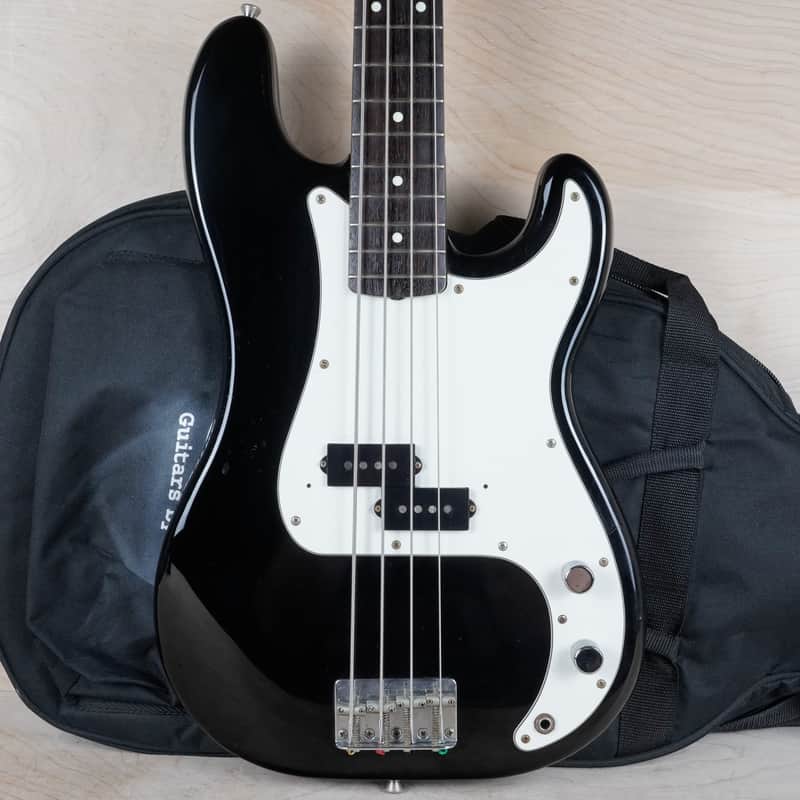 Fender PB-62 Precision Bass '62 Reissue MIJ 1991 Black Fujigen Japan w/ Bag image 1