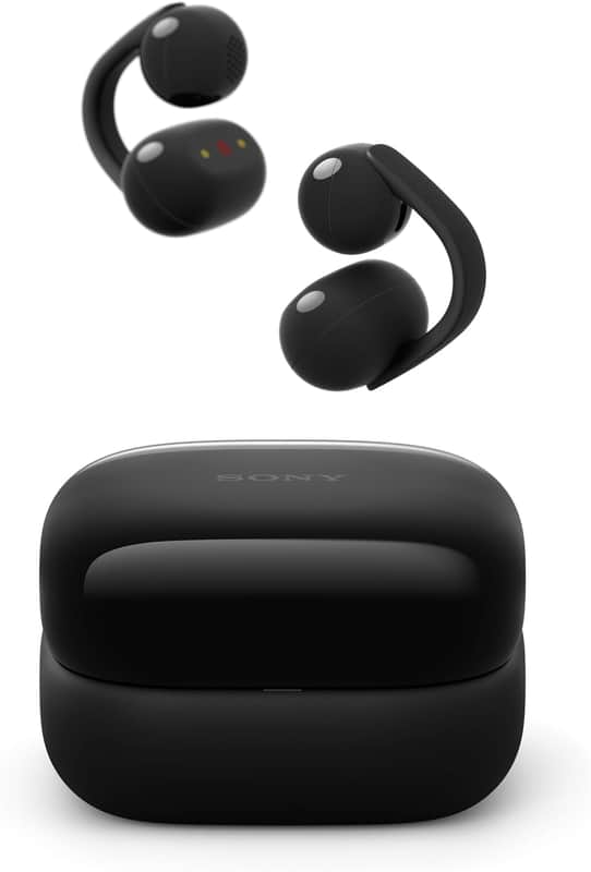 Sony LinkBuds Clip Open-Ear Truly Wireless Earbuds - Black WFLC900/B image 1
