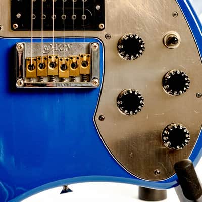 Daion Savage Blue Electric Guitar w/ Original Daion Branded Hardshell Case image 5