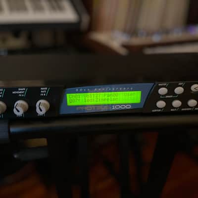 E-MU Systems Proteus 1000 '30th Anniversary' Rackmount 64-Voice Synthesizer 2002 - Black image 3