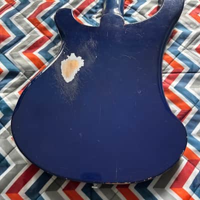 Rickenbacker 4003 1990 - Midnight Blue Bass Guitar w/ HSC - Excellent player. image 10