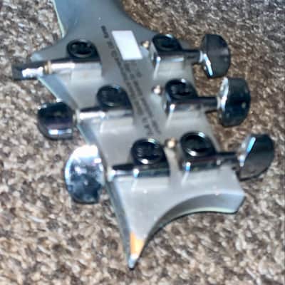 PRS SE Mark Tremonti single cut silver electric guitar with gigbag image 13