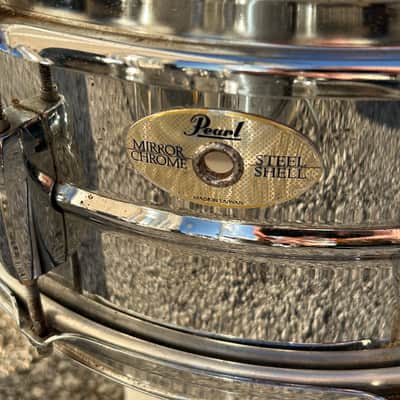 Pearl Export Series 5-Piece Drum Kit & Pearl ISS Pair - Cool Chrome Wrap Finish image 15