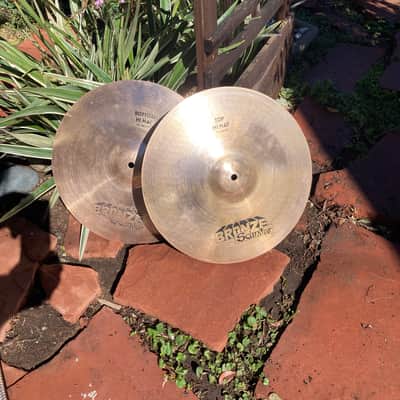 Zildjian 14" Scimitar Hi-Hat Cymbals (Pair) 1986 - 1998 - Traditional image 3