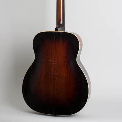 Bacon & Day Ne Plus Ultra Troubadour Arch Top Acoustic Guitar (1934), ser. #33895, period black hard shell case. image 2