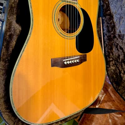 Morris W-65M "Tree of Life" 1970s MIJ Acoustic Natural W/HARD CASE image 3