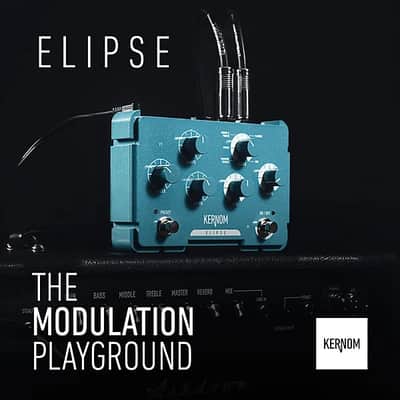 Kernom  Pedals Elipse Modulation Effects Pedal  2025 - Teal image 1