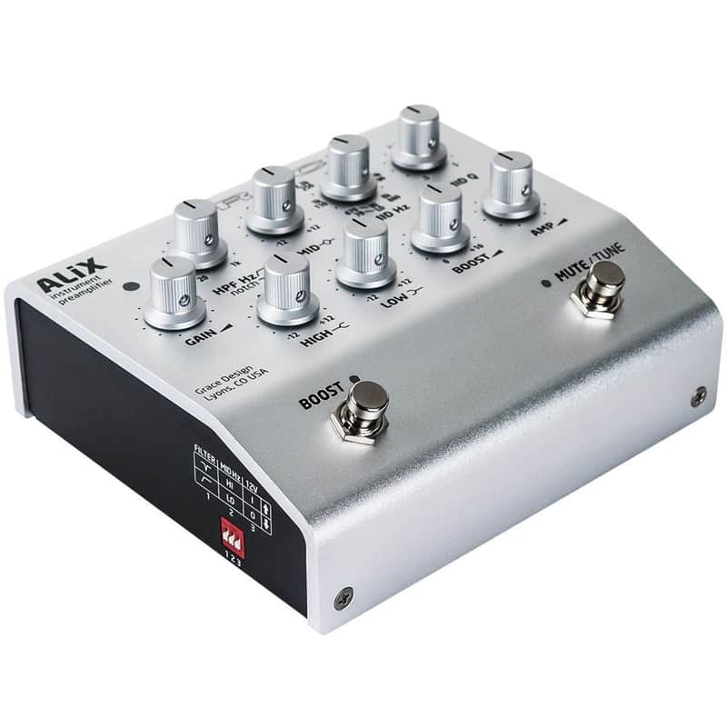 Grace Design ALiX Acoustic Instrument Preamp EQ DI Boost Pedal image 1