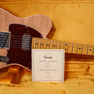 Fender Rarities Chambered Telecaster Flame Maple Top Natural 2019 w/OHSC image 11
