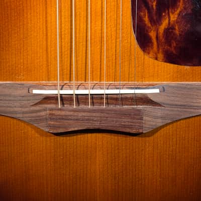 Vintage 1960s Harmony H1260 Sovereign Refinished Sunburst - Neck Set $ Repaired Cracks image 7