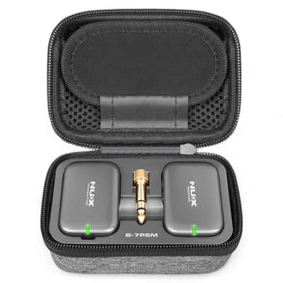 NUX B-7PSM 5.8GHz In Ear Wireless System with Charging Case image 1