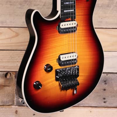 EVH Wolfgang USA Left-Hand Electric Guitar 3-Color Sunburst w/ Case image 2
