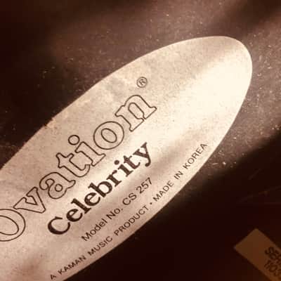 Ovation Celebrity CS257 Acoustic Electric Guitar image 7