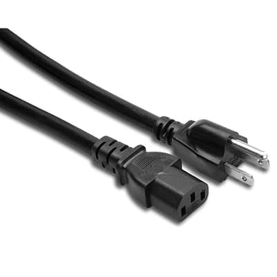 Hosa PWC-408 14 AWG IEC C13 to NEMA 5-15P Power Cable - 8'