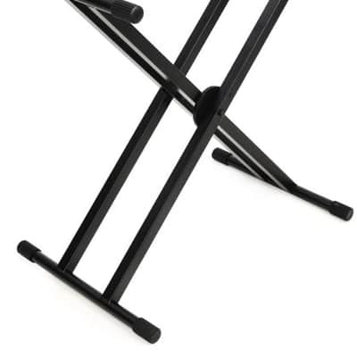 On-Stage KS7292 Double-X Ergo Lok Keyboard Stand with 2nd Tier image 2