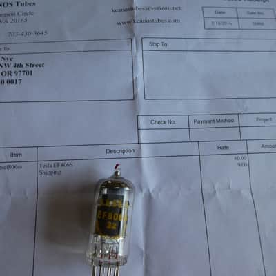 Tesla EF806S EF86 Tube image 3