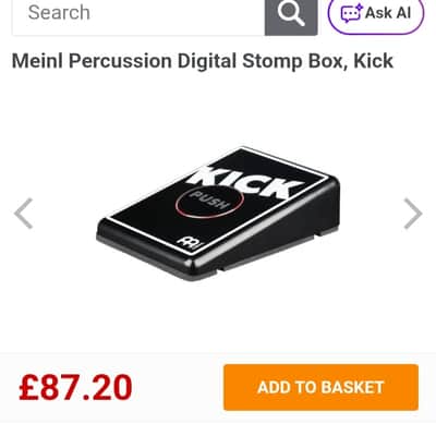 Meinl STB-1 Foot Kick Drum Stomp Box image 4