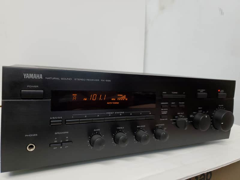 Yamaha RX-595 Natural Sound Stereo Receiver 190W Black - TESTED! image 1